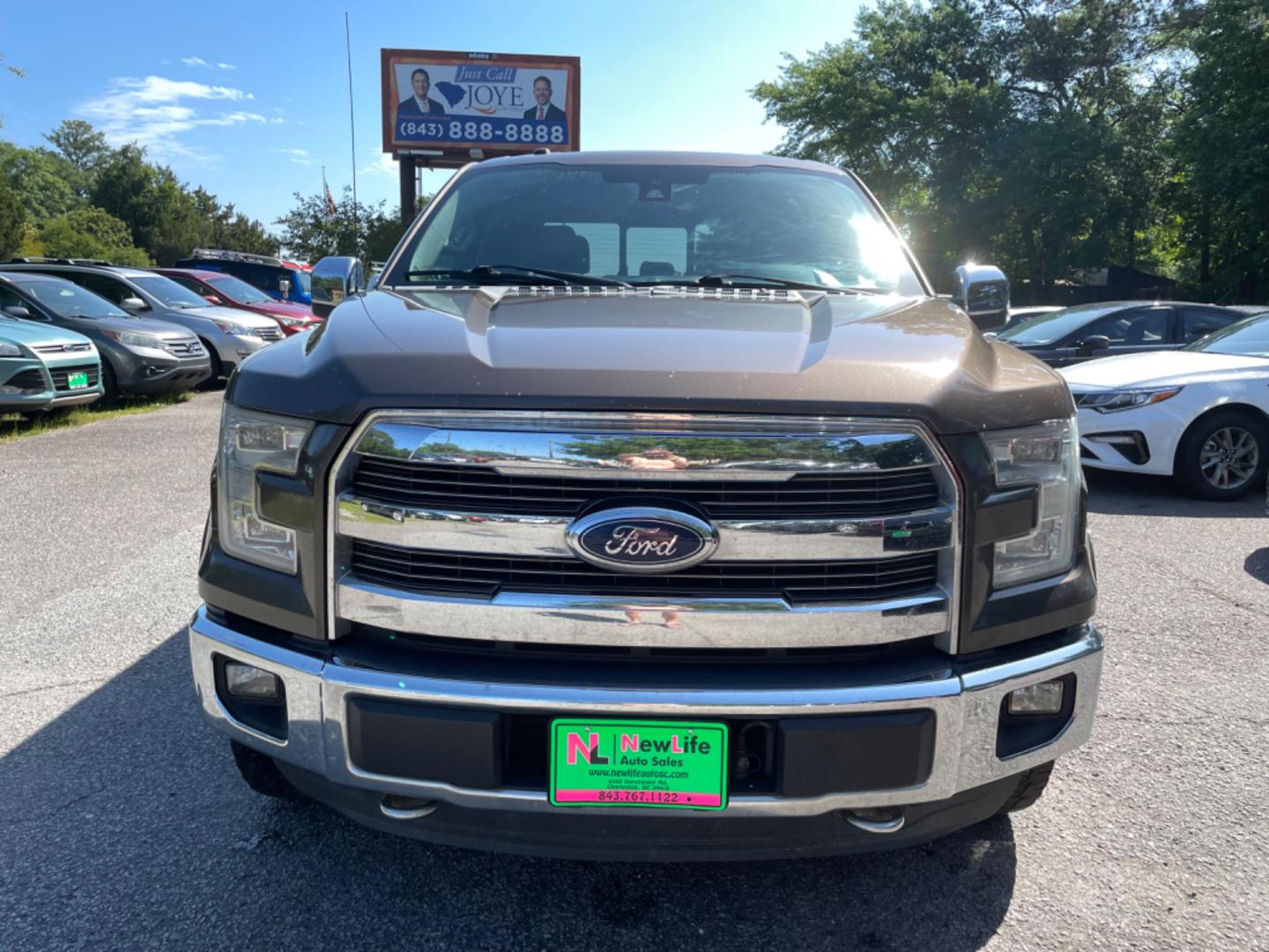 2015 GRAY FORD F-150 lariat (1FTFW1EG0FK) with an 3.5L engine, Automatic transmission, located at 5103 Dorchester Rd., Charleston, SC, 29418-5607, (843) 767-1122, 36.245171, -115.228050 - Beautiful Interior with Leather, Navigation, Backup Camera, Sony Sound System with CD/AUX/USB/Sat/Bluetooth, Dual Climate Control, Power Everything (windows, locks, seats, mirrors), Heated/Cooled/Memory Seats, Rear Heated Seats, Rear Power Inverter, Tow Package with Brake Assist, Push Button Start, - Photo#1